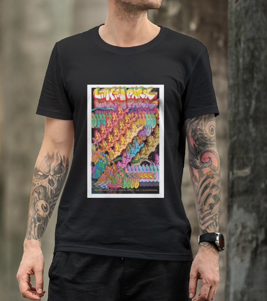 Linkin Park From Zero World Tour 2026 Hamburg Germany June 1 Volksparkstadion T-Shirt