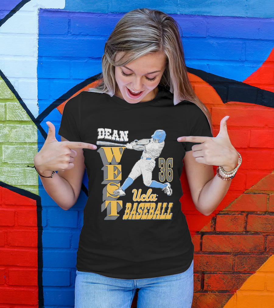 Dean West UCLA Baseball 36 NCAA T-Shirt