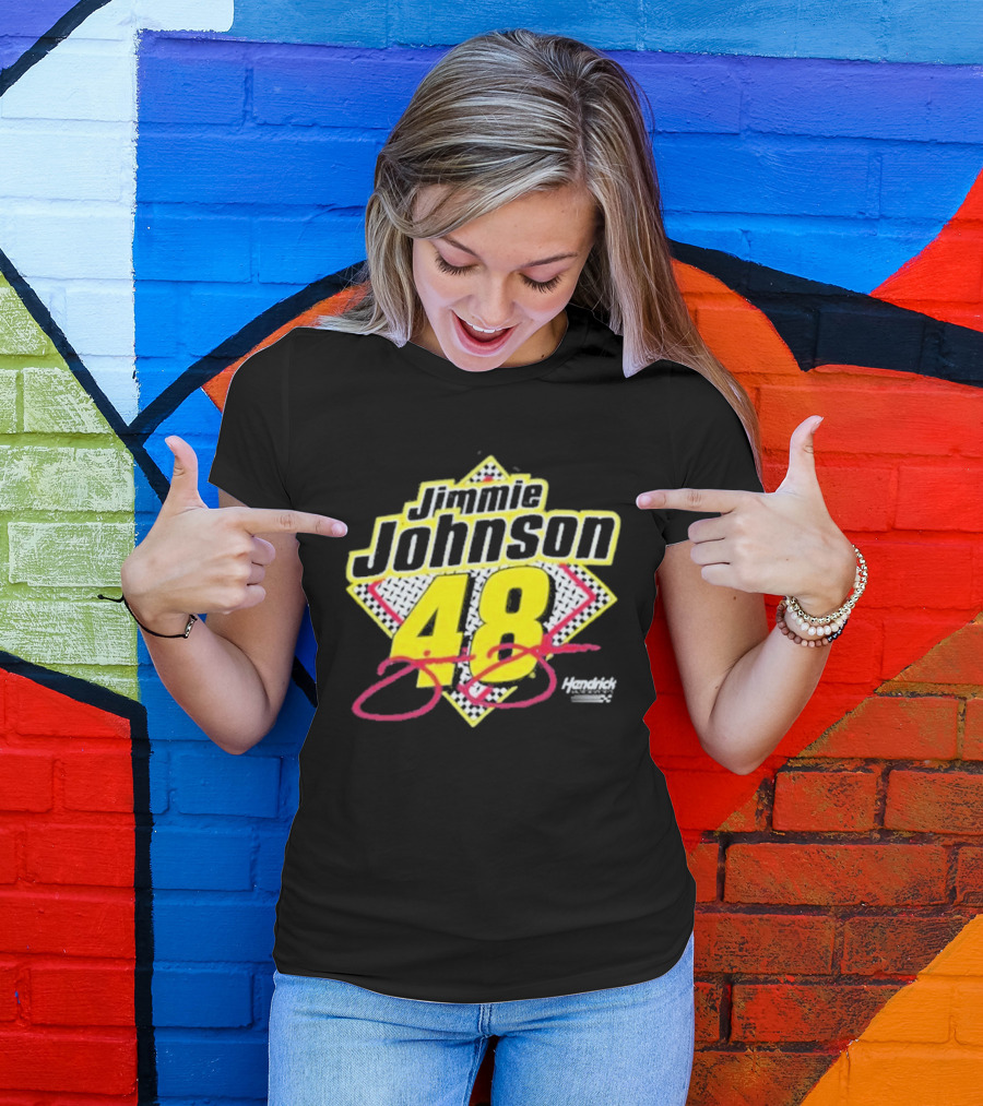 Hendrick Motorsports Jimmie Johnson 48 Racing Team NASCAR Fan T-Shirt