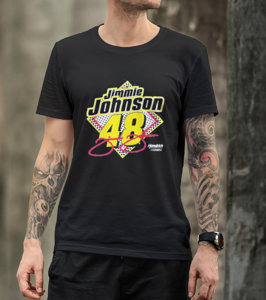 Hendrick Motorsports Jimmie Johnson 48 Racing Team NASCAR Fan T-Shirt