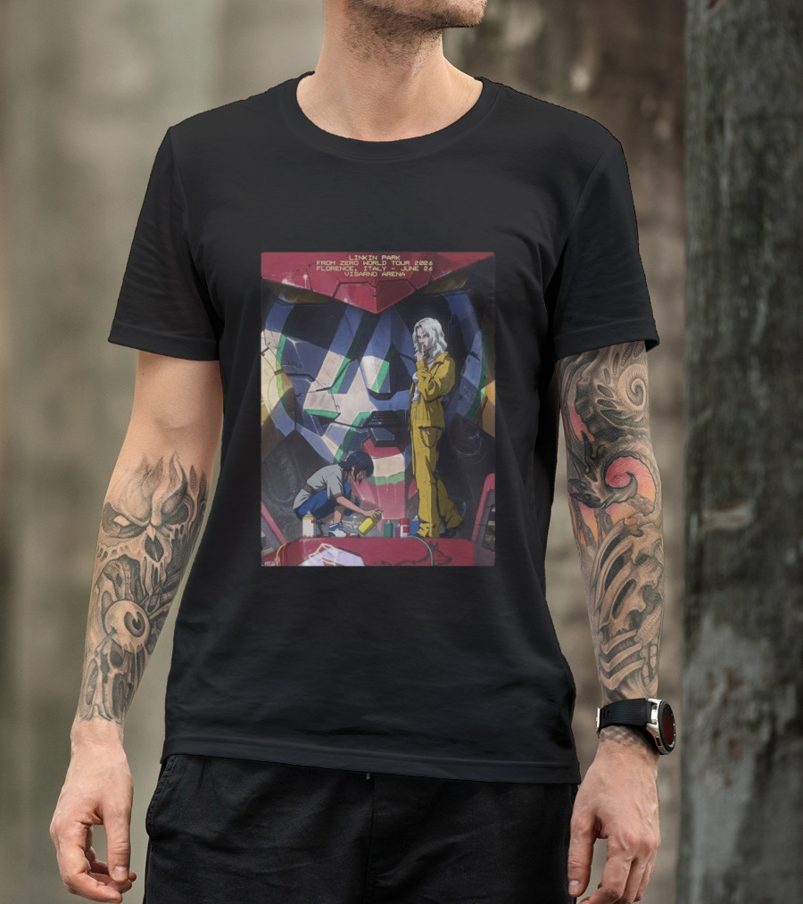 Linkin Park From Zero World Tour 2026 Florence Italy June 26 Visarno Arena T-Shirt
