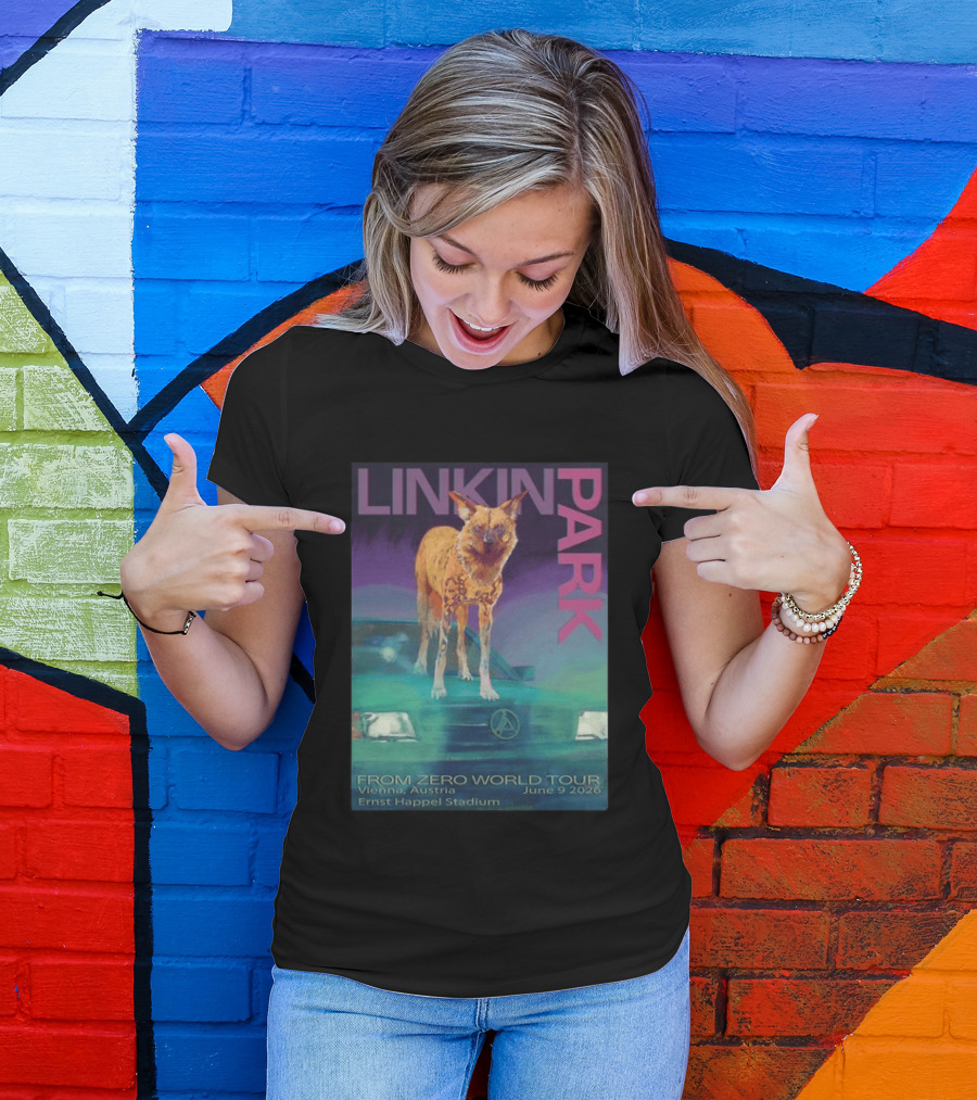 Linkin Park From Zero World Tour 2026 Vienna Austria June 9 Ernst Happel Stadium T-Shirt