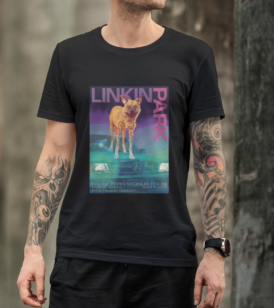 Linkin Park From Zero World Tour 2026 Vienna Austria June 9 Ernst Happel Stadium T-Shirt