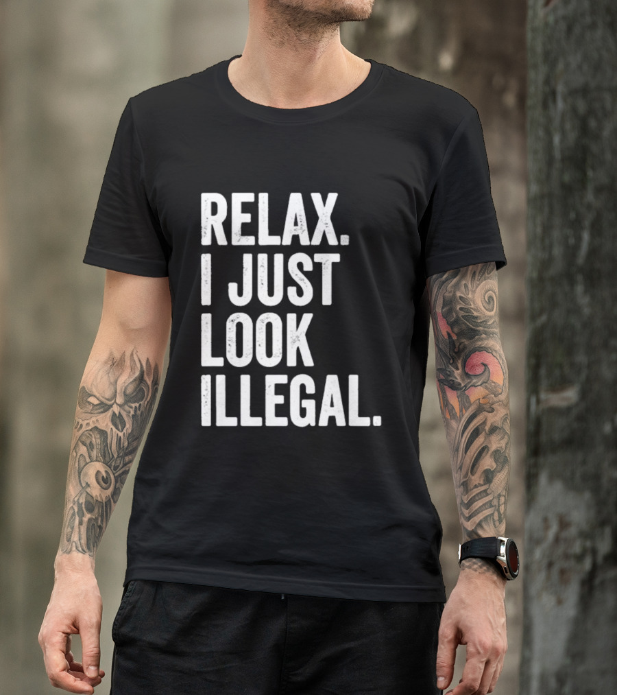 Ronald Acuna Jr Relax I Just Look Illegal 2026 T-Shirt