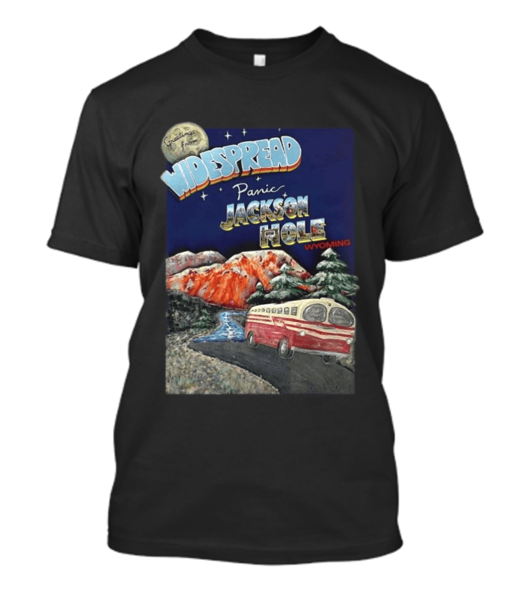 Greetings From Widespread Panic Jackson Hole Wyoming July 5 2026 Show Announce T-Shirt