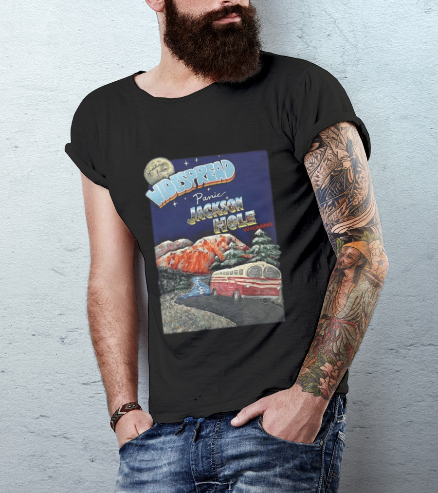 Greetings From Widespread Panic Jackson Hole Wyoming July 5 2026 Show Announce T-Shirt