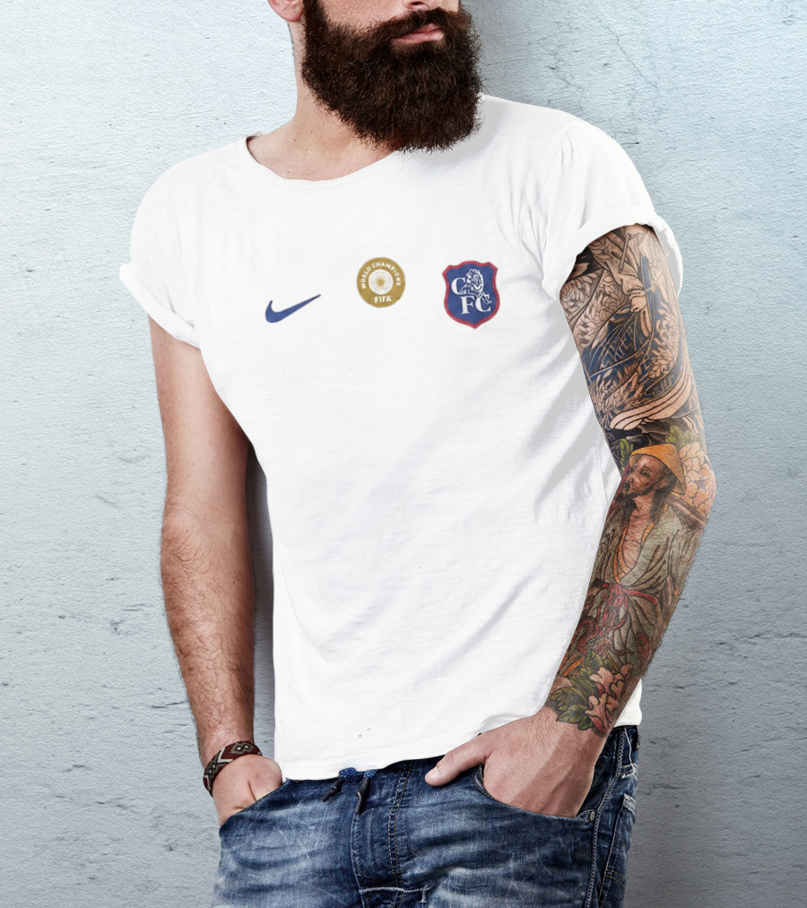 Chelsea 2026 27 FIFA World Champions CFC Nike White Away Kit T-Shirt