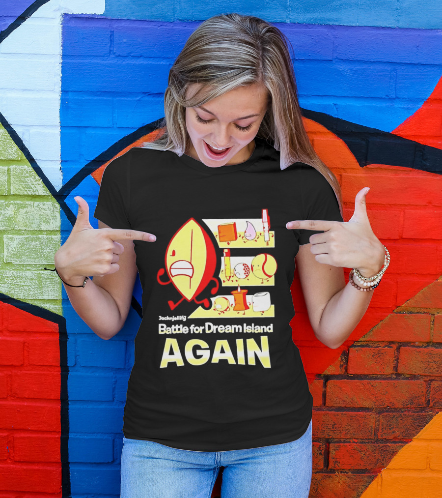 Battle For Dream Island Again Leafy BFDI Characters T-Shirt