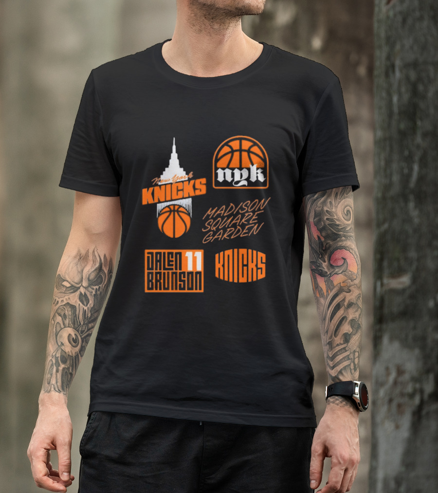 New York Knicks Jalen Brunson MSG NYK 11 Madison Square Garden T-Shirt
