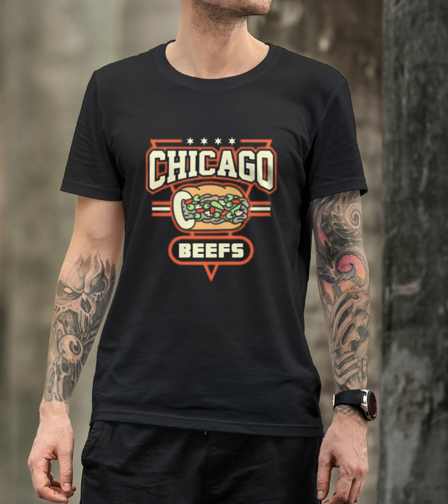 Chicago Beefs Sandwich Stars T-Shirt