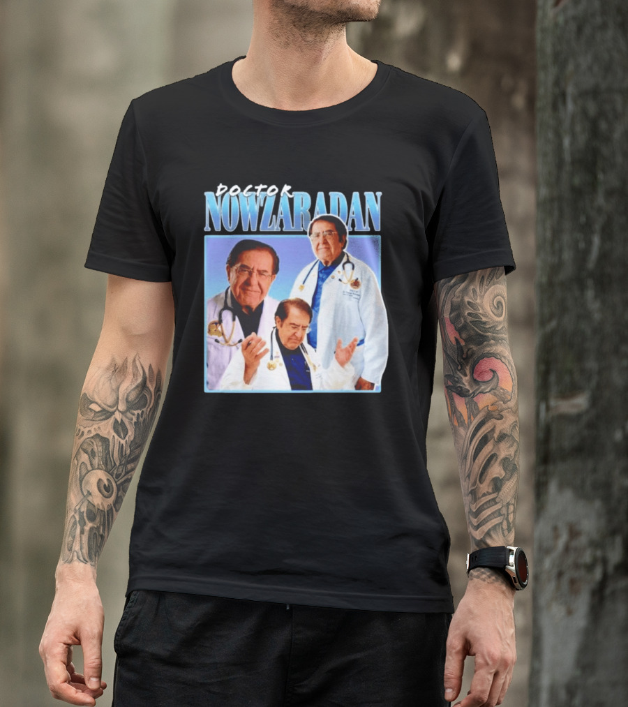 Doctor Nowzaradan My 600Lb Life Blue Stethoscope T-Shirt