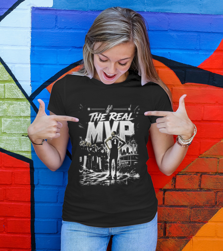 Victor Wembanyama The Real MVP San Antonio Spurs Basketball Star T-Shirt