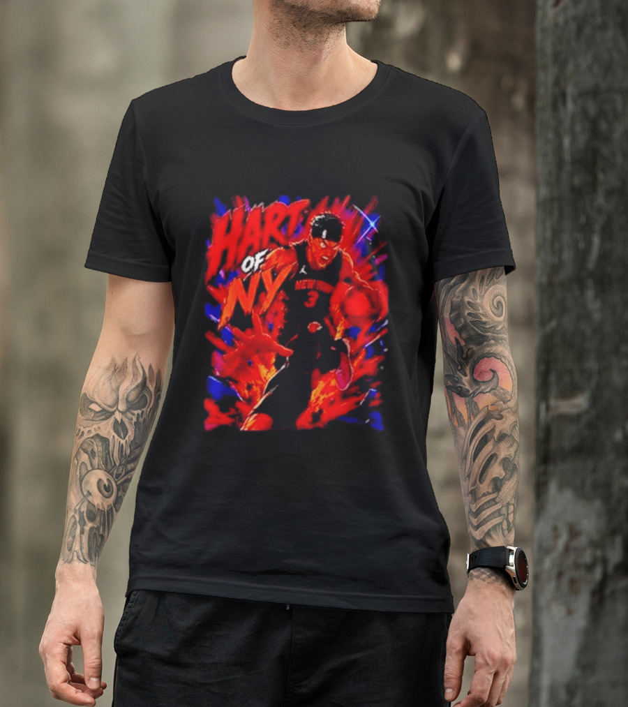 New York Knicks Josh Hart Of NY Black Basketball T-Shirt
