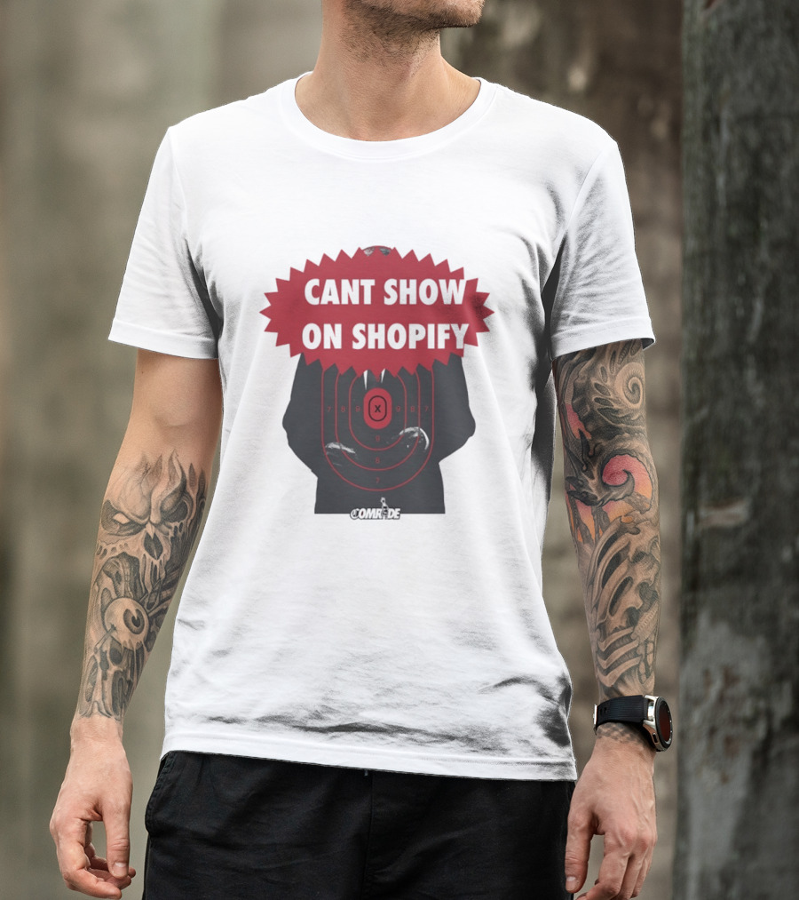Cant Show On Shopify Target Practice X Comrade T-Shirt