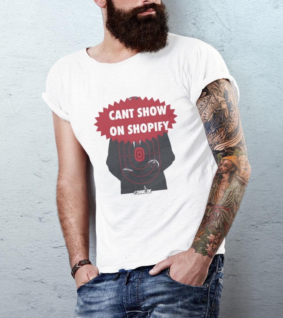 Cant Show On Shopify Target Practice X Comrade T-Shirt
