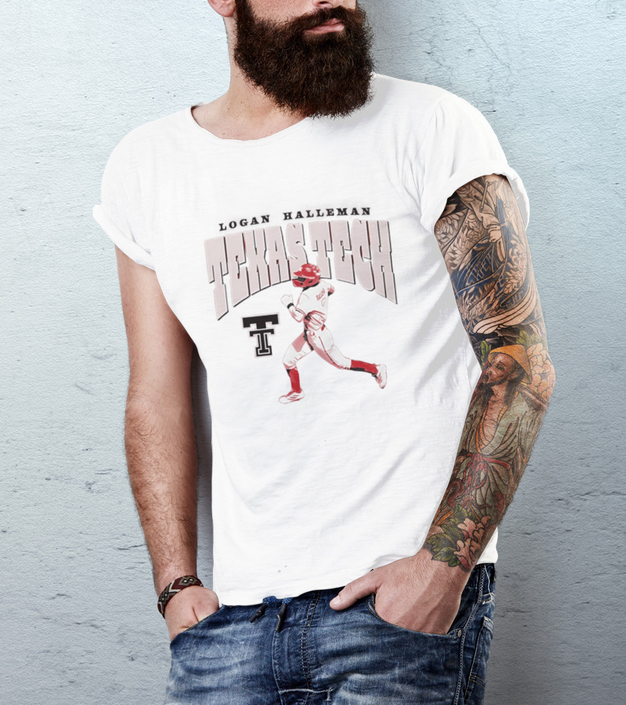 Texas Tech Logan Halleman Running T-Shirt