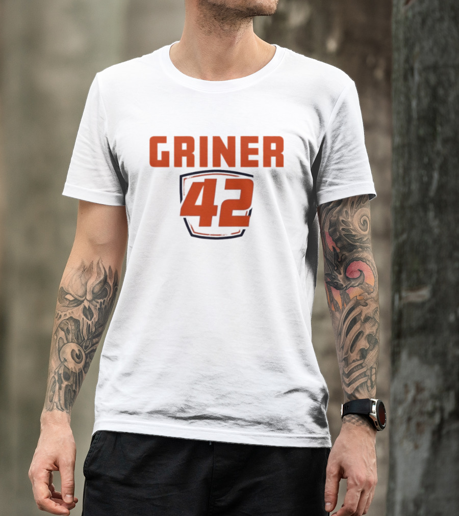 Griner 42 Phoenix Mercury Basketball Team Fan Gear T-Shirt