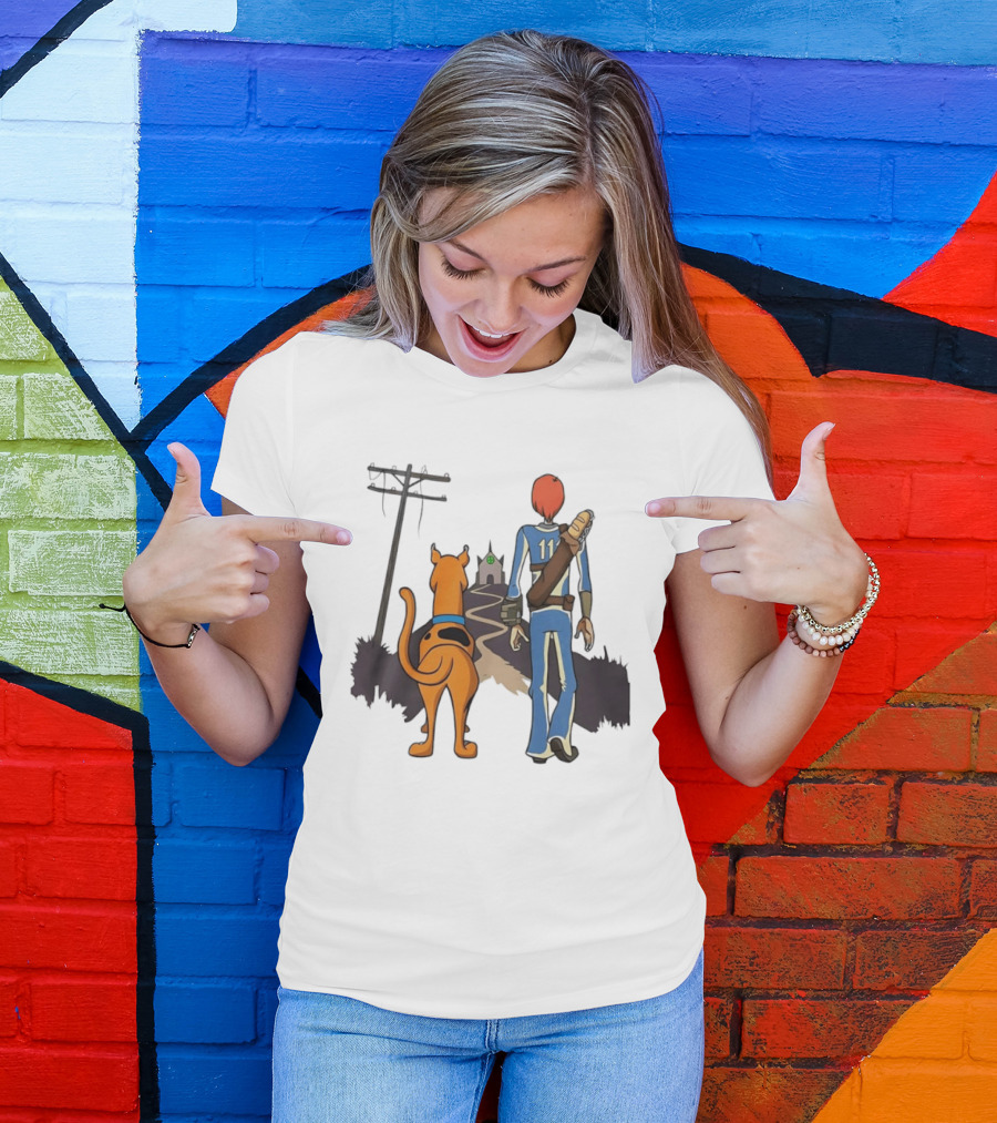 Scooby Doo Shaggy Rogers Fallout Vault Dweller Adventure T-Shirt