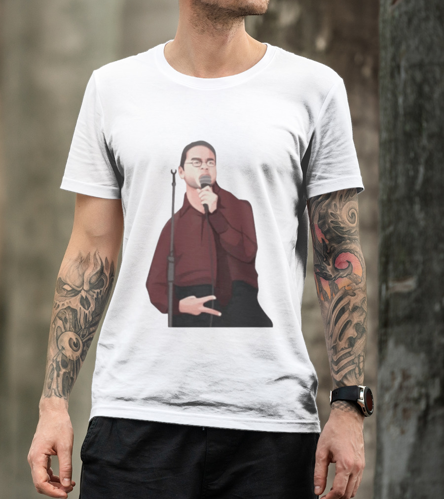 Max And Paddy Stand Up Comedy Performance Live Stage Microphone T-Shirt