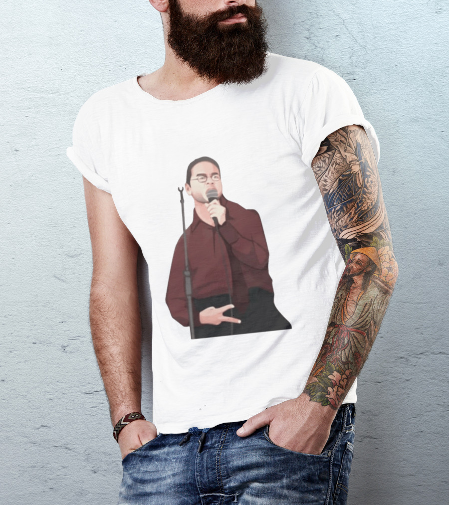 Max And Paddy Stand Up Comedy Performance Live Stage Microphone T-Shirt