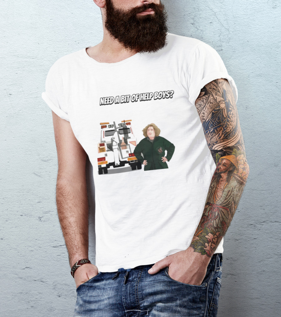 NEED A BIT OF HELP BOYS Paddy Tow Truck Raymond Stantz T-Shirt