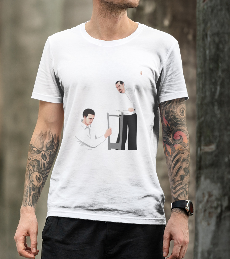 Max And Paddy Pine Barrens Christopher Moltisanti Paulie Gualtieri Chair Scene T-Shirt