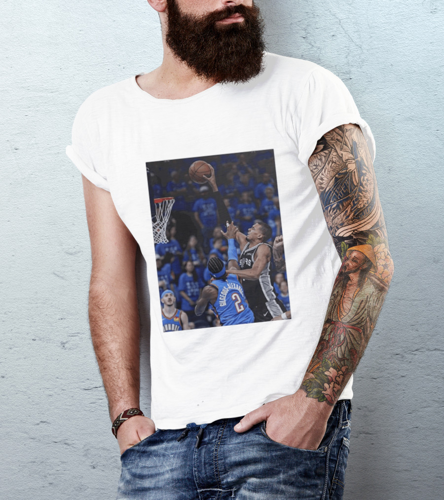 Victor Wembanyama Shai Gilgeous Alexander NBA Showdown San Antonio Spurs Vs Oklahoma City Thunder T-Shirt
