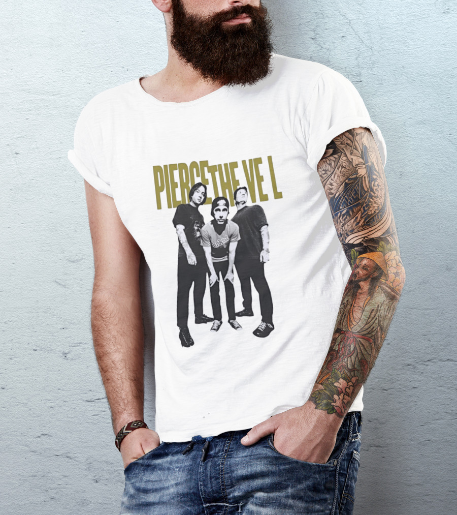 Pierce The Veil Band Vic Fuentes Tony Perry Jaime Preciado Music Fan T-Shirt