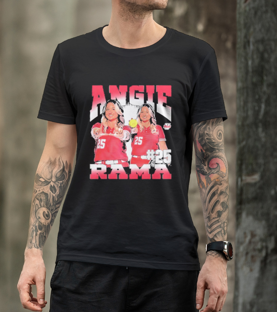 Angie Rama 25 Umass Athletics NCAA Softball T-Shirt