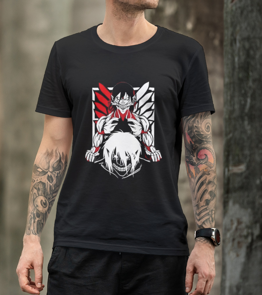 Attack On Titan Eren Yeager Female Titan Wings Of Freedom Fight For Humanity 2026 Collector's Edition T-Shirt