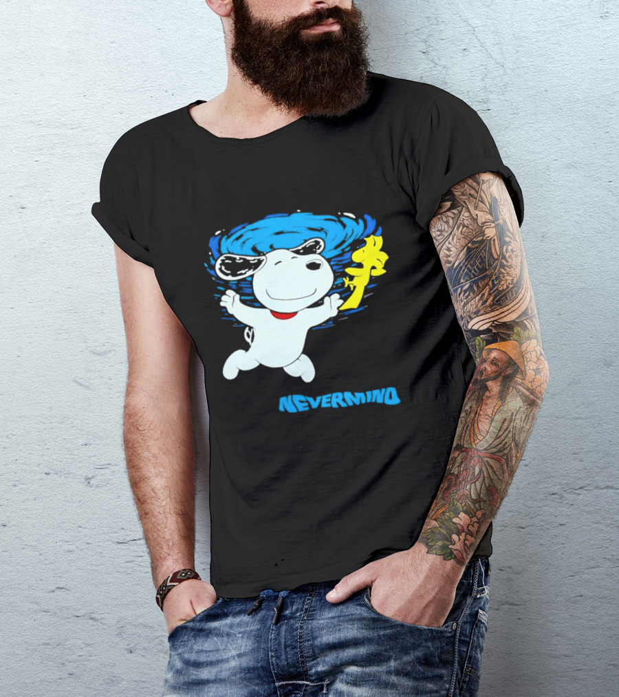 Snoopy Woodstock Nevermind Swimming Adventure T-Shirt
