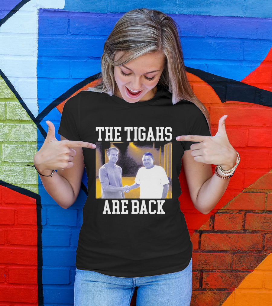 The Tigahs Are Back Brian Kelly Handshake T-Shirt