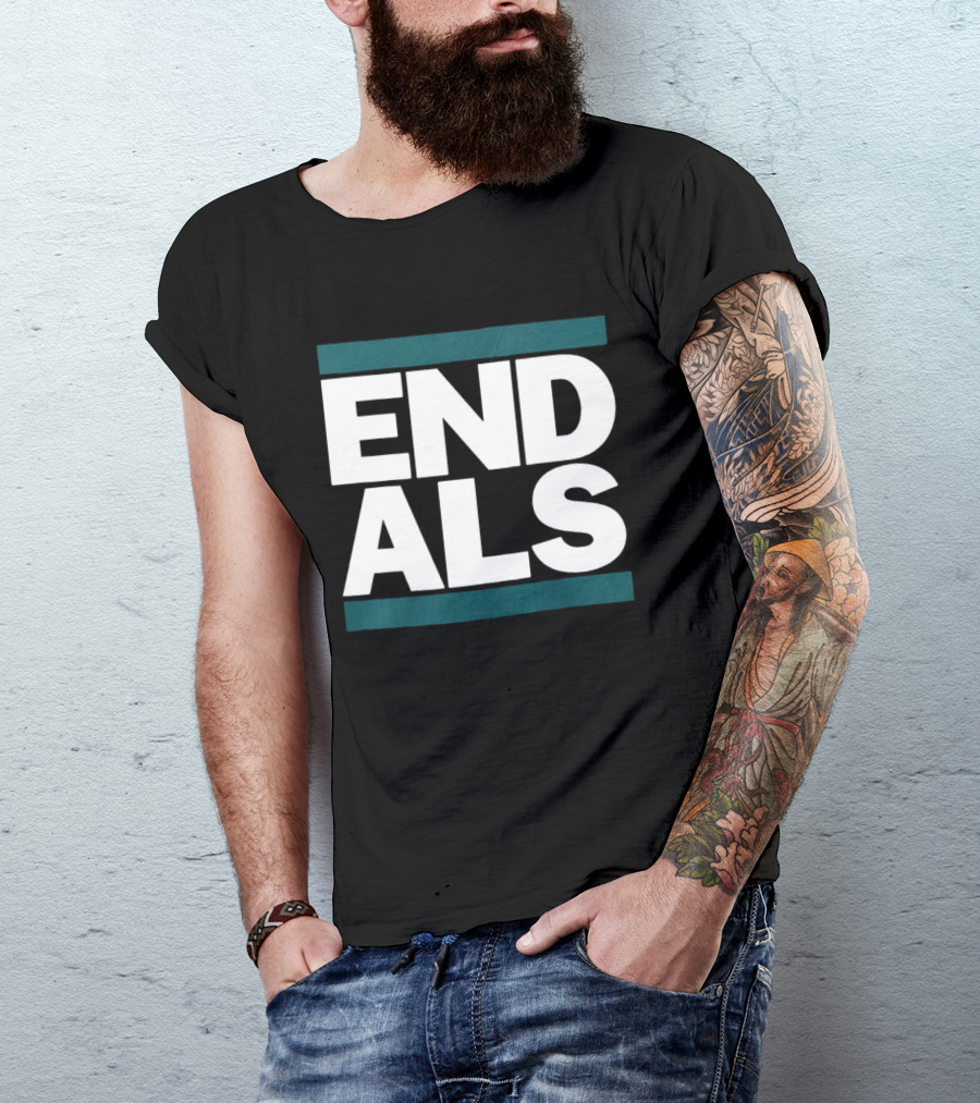 END ALS Seattle Mariners Baseball Support Initiative T-Shirt
