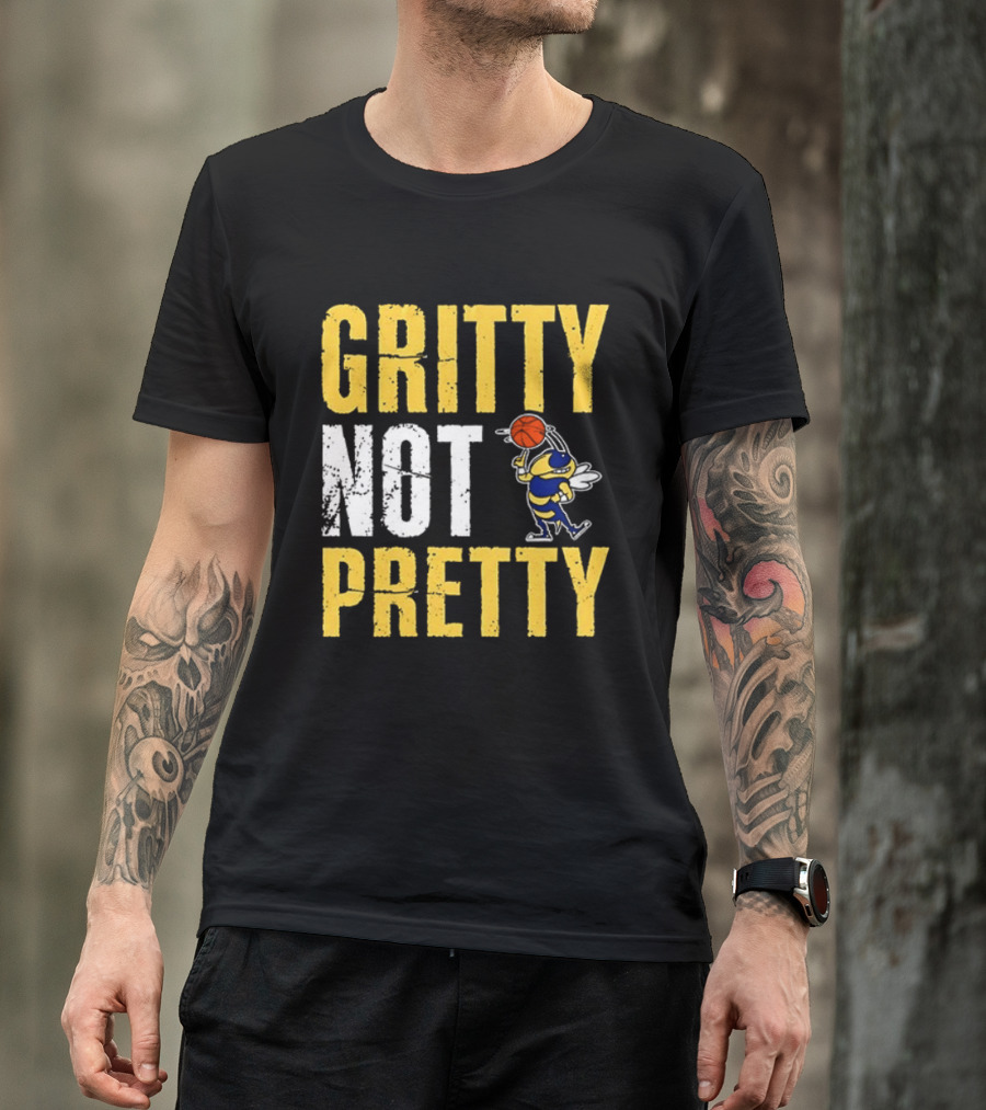 Gritty Not Pretty Georgia Tech Buzz Basketball T-Shirt