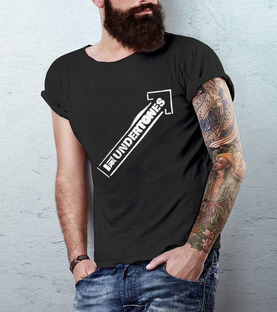 Undertones Stencil Punk Rock Revival Festival Tour 2026 Arrow T-Shirt