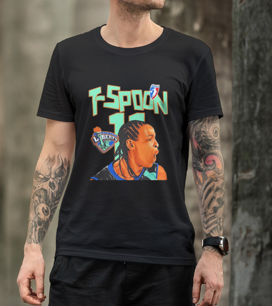 WNBA Spoon Teresa Weatherspoon New York Liberty Basketball 11 T-Shirt