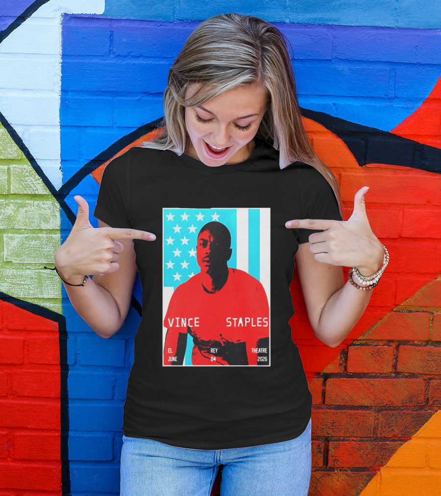 Vince Staples El Rey Theatre Los Angeles June 4 2026 T-Shirt