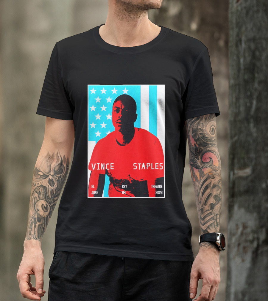 Vince Staples El Rey Theatre Los Angeles June 4 2026 T-Shirt