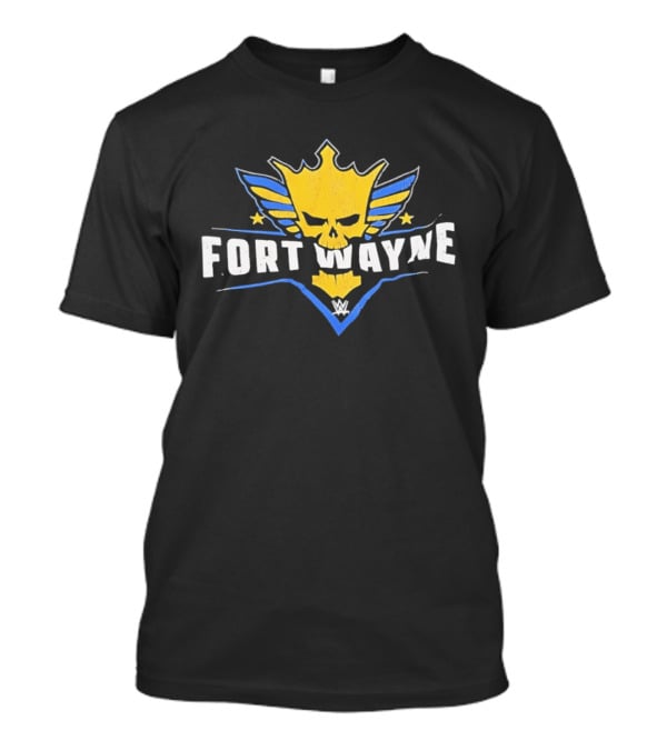 Fort Wayne WWE Skull King Wings T-Shirt