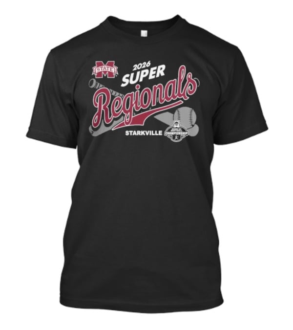 Mississippi State 2026 Super Regionals Starkville Bulldogs T-Shirt
