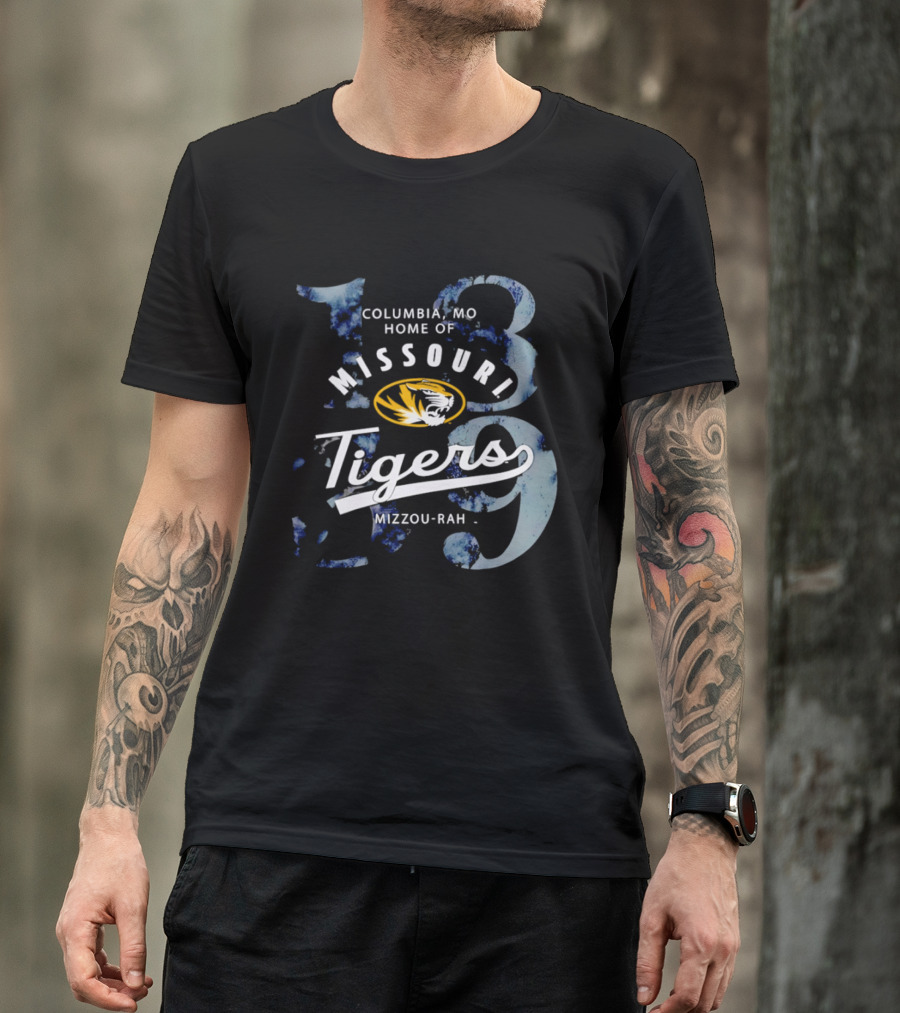 Columbia MO Home Of Missouri Tigers Mizzou Rah 1839 T-Shirt