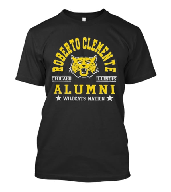 Roberto Clemente Chicago Illinois Wildcats Alumni Nation T-Shirt