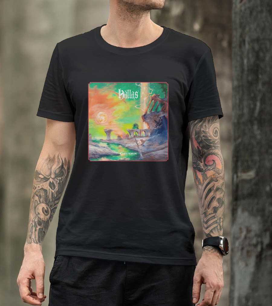 Hällas Conundrum Fantasy Moonscape Adventure T-Shirt
