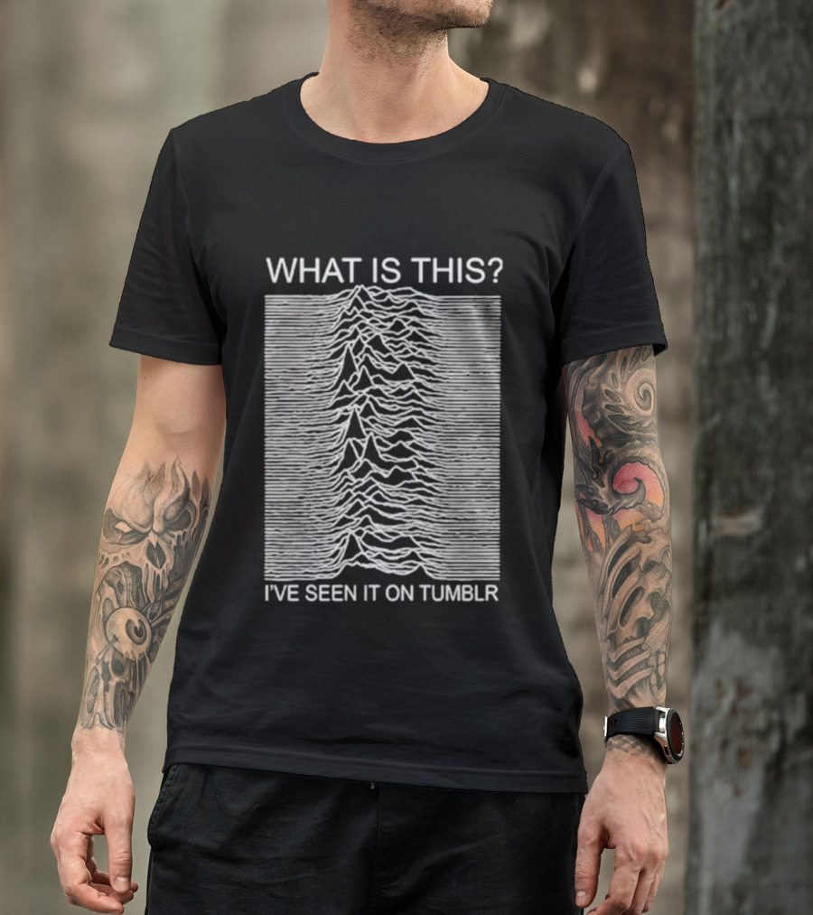 Unknown Pleasures What Is This I've Seen It On Tumblr T-Shirt