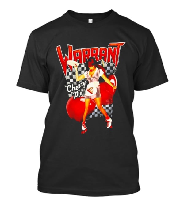 Warrant Cherry Pie Roller Skates T-Shirt