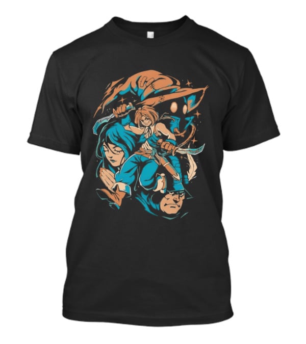 Zidane Tribal Vivi Ornitier Garnet Til Alexandros XVII Adelbert Steiner Thief From Another World Iconic Adventure Characters T-Shirt