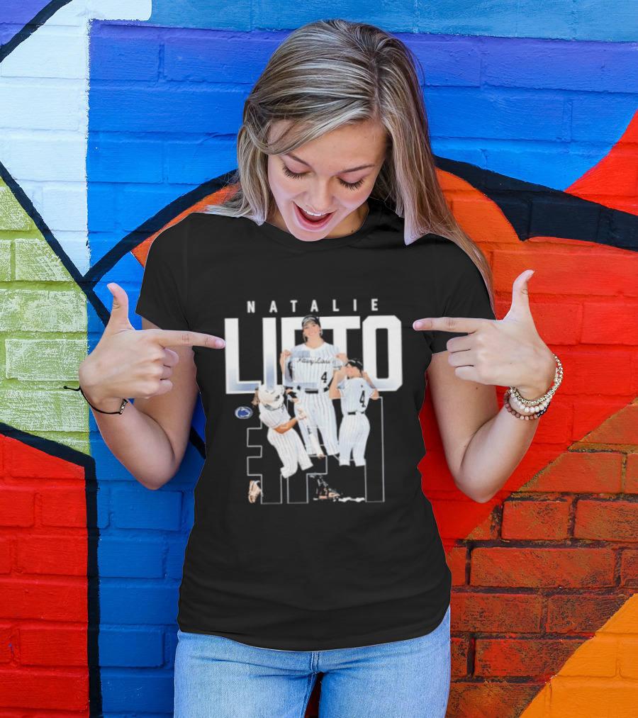 Natalie Lieto Penn State NCAA Softball Team Celebration T-Shirt