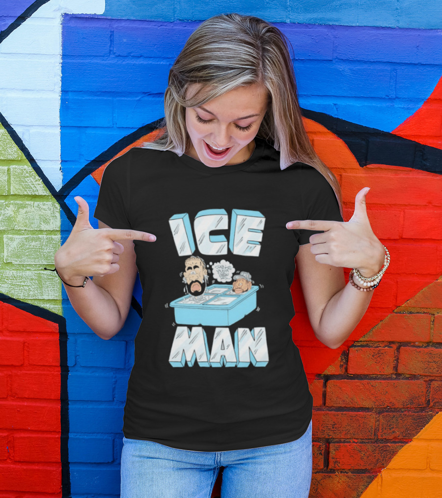 Iceman Fronko Musta Drew Diss Caricature Drake T-Shirt