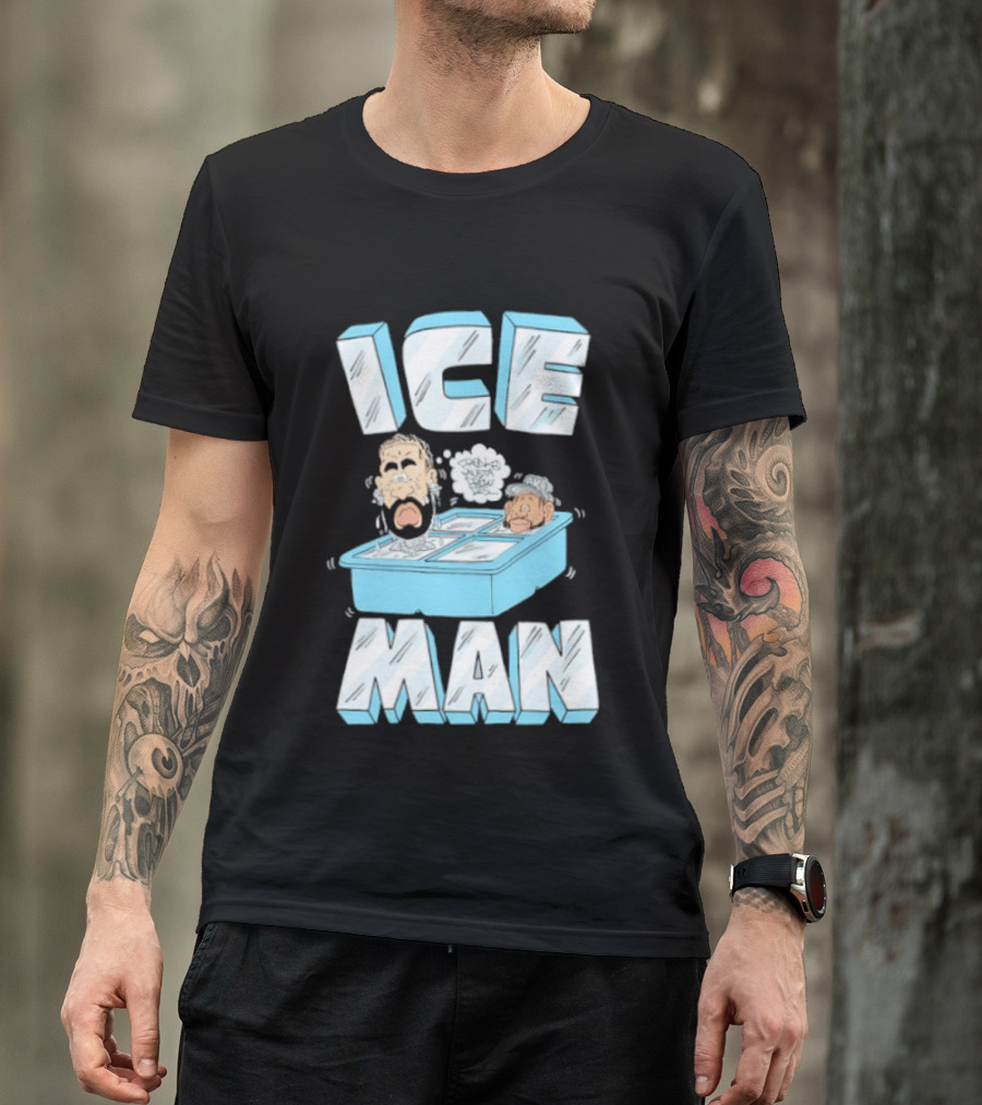 Iceman Fronko Musta Drew Diss Caricature Drake T-Shirt