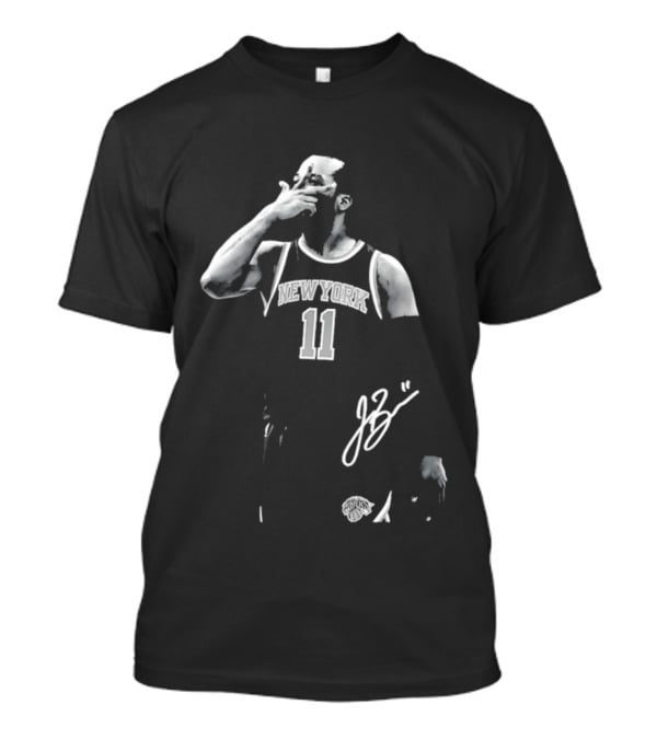 Jalen Brunson New York Knicks 11 Captain Clutch Signature T-Shirt